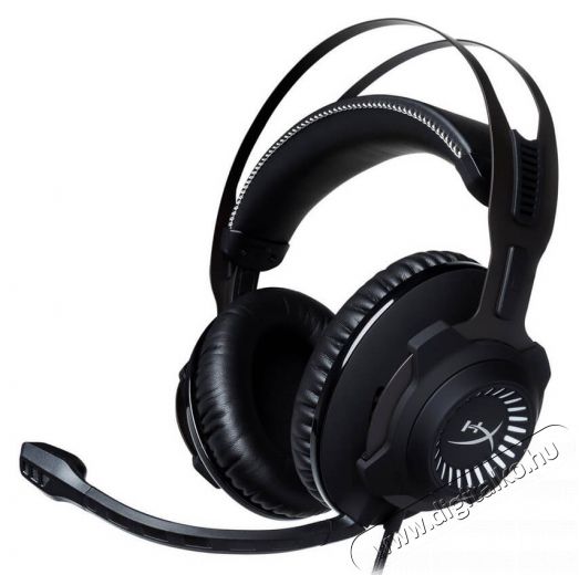 Kingston HyperX Cloud Revolver Gamer headset (HX-HSCR-GM) - Gun Metal fekete Audio-Video / Hifi / Multimédia - Fül és Fejhallgatók - Fejhallgató mikrofonnal / headset - 338456