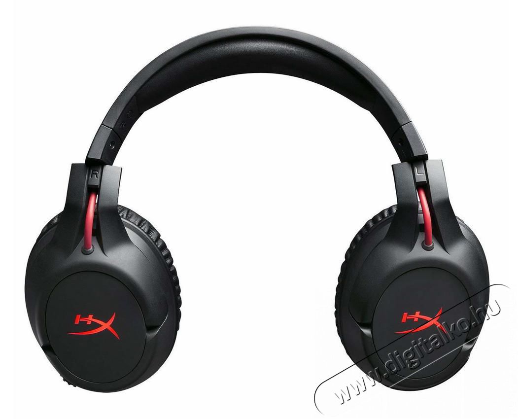 Kingston HyperX Cloud Flight Wireless Gamer Headset - fekete/piros Audio-Video / Hifi / Multimédia - Fül és Fejhallgatók - Fejhallgató mikrofonnal / headset - 342026
