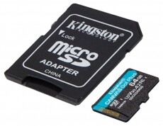 Kingston SDCG3 64GB MEMÓRIAKÁRTYA Memória kártya / Pendrive - MicroSD / MicroSDHC kártya - 365938