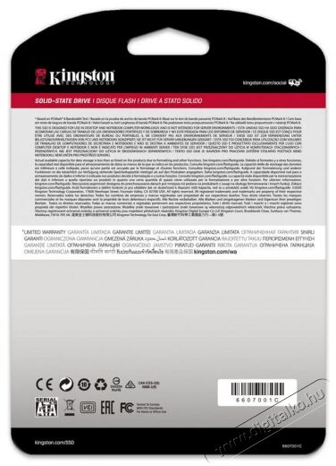 Kingston 120GB M.2 2280 (SA400M8/120G) SSD Egyéb - Nem forgalmazzuk ! - 367785