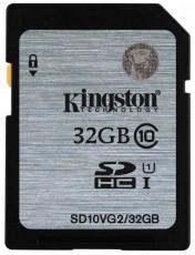 Kingston 32GB SD (SDHC Class 10 UHS-I) (SD10VG2/32GB) memória kártya Memória kártya / Pendrive - SD / SDHC / SDXC kártya - 312000