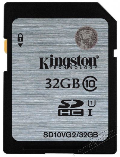 Kingston 32GB SD (SDHC Class 10 UHS-I) (SD10VG2/32GB) memória kártya Memória kártya / Pendrive - SD / SDHC / SDXC kártya - 312000