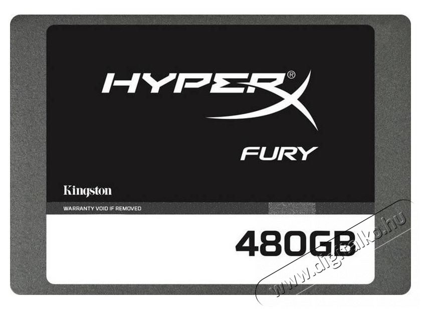 Kingston 480GB SATA3 2,5" HyperX FURY 7mm (SHFS37A/480G) SSD Iroda és számítástechnika - Adattároló / merevlemez - SSD - 312029