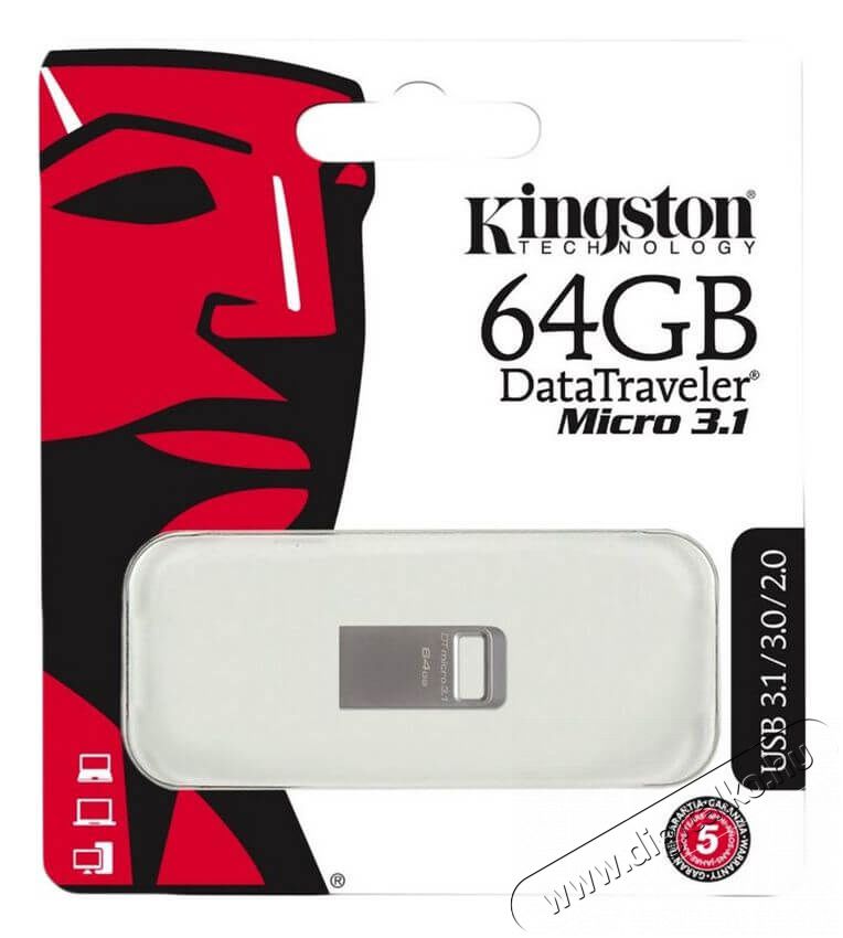 Kingston USB3.1 64GB micro (DTMC3/64GB) pendrive Egyéb - Nem forgalmazzuk ! - 312043