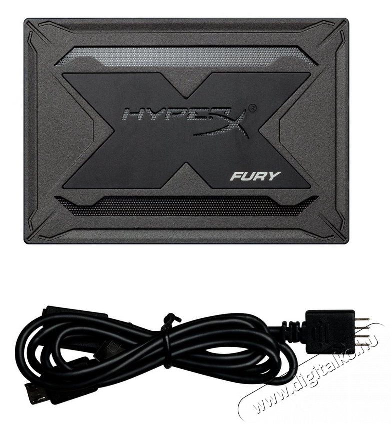 Kingston 480GB SATA3 2,5 HyperX FURY RGB (SHFR200/480G) SSD Egyéb - Nem forgalmazzuk ! - 350967