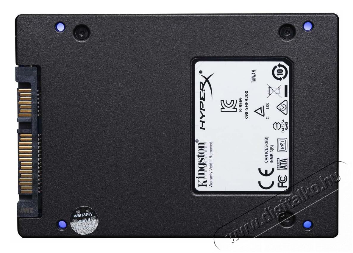 Kingston 480GB SATA3 2,5 HyperX FURY RGB (SHFR200/480G) SSD Egyéb - Nem forgalmazzuk ! - 350967