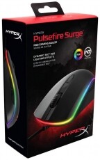 Kingston HyperX Pulsefire Surge gamer egér fekete Iroda és számítástechnika - Egér - Vezetékes egér - 367844