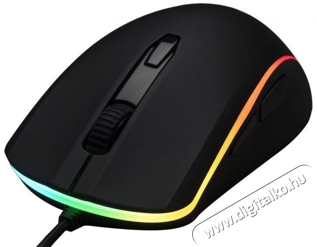 Kingston HyperX Pulsefire Surge gamer egér fekete Iroda és számítástechnika - Egér - Vezetékes egér - 367844