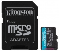 Kingston SDCG3 64GB MEMÓRIAKÁRTYA Memória kártya / Pendrive - MicroSD / MicroSDHC kártya - 365938