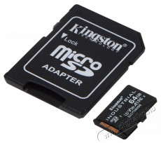 Kingston 64GB SD micro Industrial (SDXC Class 10 A1) (SDCIT2/64GB) memória kártya + olvasó Memória kártya / Pendrive - MicroSD / MicroSDHC kártya - 386161