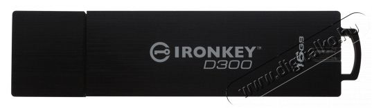 Kingston 16GB USB3.0 IronKey D300 Managed Encrypted FIPS Memória kártya / Pendrive - Flash memory - 320288