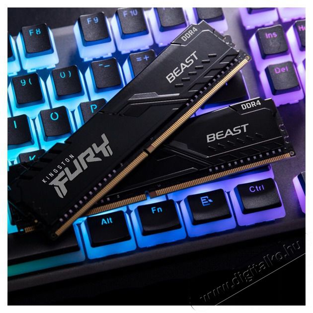 Kingston 32GB/3200MHz DDR-4 FURY Beast Black (KF432C16BB/32) mem&oacute;ria Iroda &eacute;s sz&aacute;m&iacute;t&aacute;stechnika - Egy&eacute;b sz&aacute;m&iacute;t&aacute;stechnikai term&eacute;k - 414781