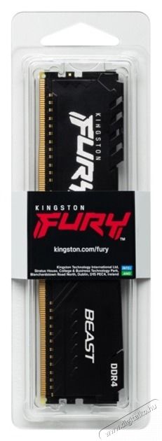 Kingston 16GB/3200MHz DDR-4 (Kit of 2) FURY Beast Black (KF432C16BBK2/16) mem&oacute;ria Iroda &eacute;s sz&aacute;m&iacute;t&aacute;stechnika - Egy&eacute;b sz&aacute;m&iacute;t&aacute;stechnikai term&eacute;k - 442029