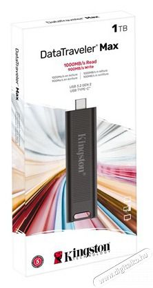 Kingston 1TB USB3.2 typeC DataTraveler Max (DTMAX/1TB) Flash Drive Memória kártya / Pendrive - Pendrive - 443889