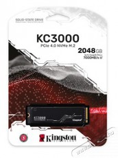 Kingston 2TB M.2 NVMe 2280 KC3000 (SKC3000D/2048G) SSD Iroda és számítástechnika - Adattároló / merevlemez - SSD - 443585