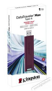 Kingston 1TB USB3.2 Type-A DataTraveler Max (DTMAXA/1TB) Flash Drive Memória kártya / Pendrive - Pendrive - 456360
