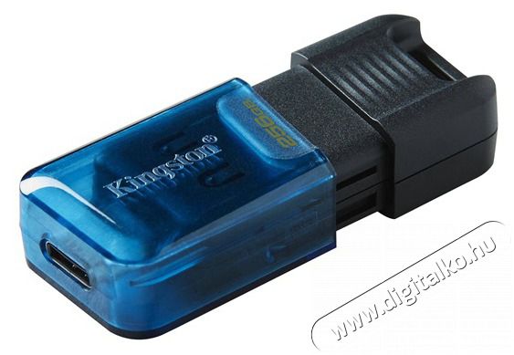 Kingston 256GB USB3.2 Type-C DataTraveler 80 M (DT80M/256GB) Flash Drive Memória kártya / Pendrive - Pendrive - 462636