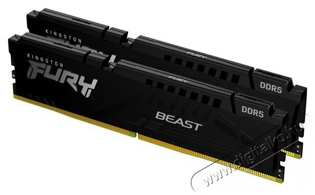 Kingston 16GB/5200MHz DDR-5 (Kit of 2) FURY Beast Black (KF552C40BBK2-16) mem&oacute;ria Iroda &eacute;s sz&aacute;m&iacute;t&aacute;stechnika - Egy&eacute;b sz&aacute;m&iacute;t&aacute;stechnikai term&eacute;k - 440659