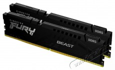 Kingston 32GB 5200MHz DDR-5 FURY Beast RGB EXPO (Kit! 2db 16GB) (KF552C36BBEAK2-32) memória Iroda és számítástechnika - Egyéb számítástechnikai termék - 463549
