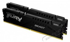 Kingston 32GB 6000MHz DDR-5 FURY Beast Black EXPO (Kit! 2db 16GB) (KF560C36BBEK2-32) memória Iroda és számítástechnika - Számítógép tartozék - Memória - 463555