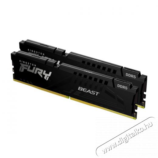 Kingston 16GB 5200MHz DDR-5 FURY Beast Black EXPO (Kit! 2db 8GB) (KF552C36BBEK2-16) memória Iroda és számítástechnika - Egyéb számítástechnikai termék - 464333