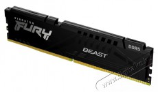 Kingston 16GB 5600MHz DDR-5 FURY Beast Black EXPO (Kit! 2db 8GB) (KF556C36BBEK2-16) memória Iroda és számítástechnika - Egyéb számítástechnikai termék - 464337