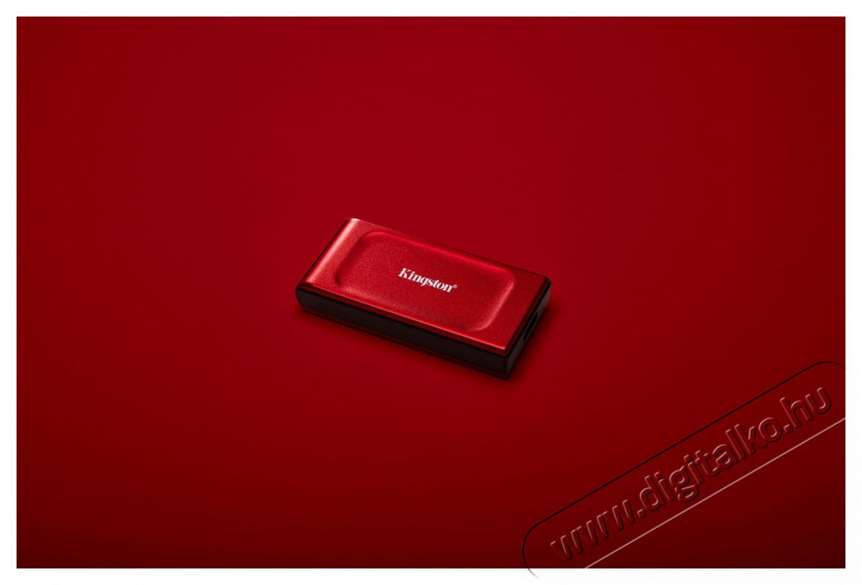 Kingston XS1000 SSD 1TB, piros Iroda &eacute;s sz&aacute;m&iacute;t&aacute;stechnika - Adatt&aacute;rol&oacute; / merevlemez - K&uuml;lső SSD - 503312