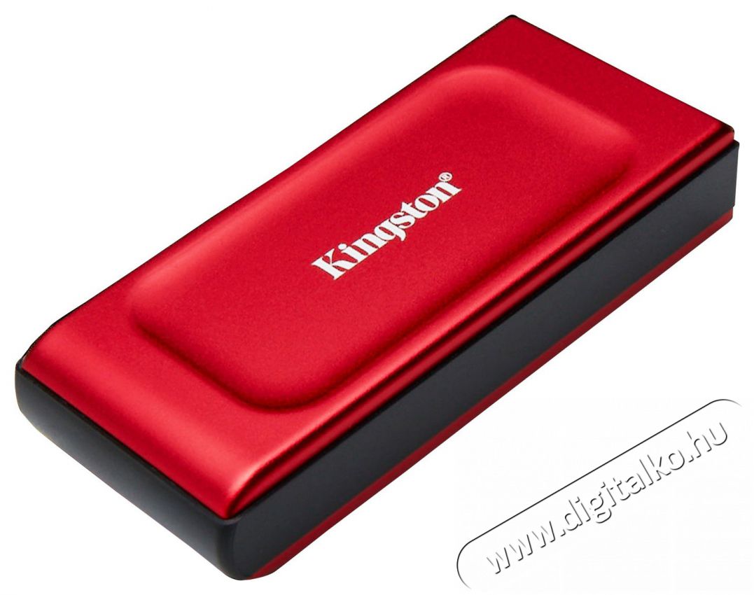 Kingston XS1000 SSD 1TB, piros Iroda &eacute;s sz&aacute;m&iacute;t&aacute;stechnika - Adatt&aacute;rol&oacute; / merevlemez - K&uuml;lső SSD - 503312