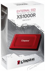 Kingston XS1000 SSD 1TB, piros Iroda &eacute;s sz&aacute;m&iacute;t&aacute;stechnika - Adatt&aacute;rol&oacute; / merevlemez - K&uuml;lső SSD - 503312