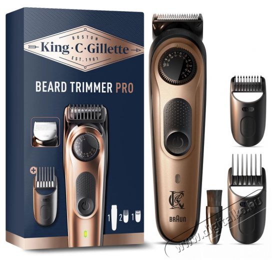 KING C. GILLETTE Beard Trimmer PRO Szépségápolás / Egészség - Hajápolás - Haj / szakáll vágó, nyíró - 518853