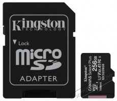 Kingston Canvas Select Plus micro SDXC 256GB Class 10 UHS-I + SD adapter - Memória kártya / Pendrive - SD / SDHC / SDXC kártya - 522219