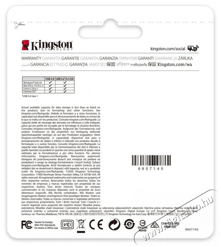 Kingston DataTraveler 70 64 GB pendrive Mem&oacute;ria k&aacute;rtya / Pendrive - Pendrive - 528986