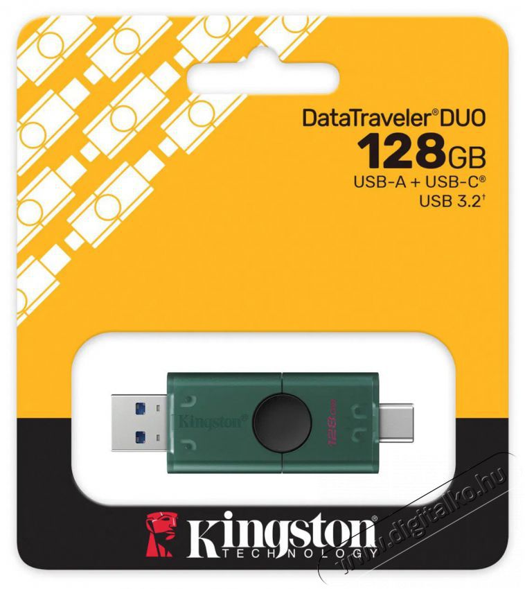 Kingston DataTraveler Duo G2 128GB pendrive Mem&oacute;ria k&aacute;rtya / Pendrive - Pendrive - 528987