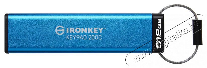 Kingston IronKey Keypad 200C 512GB USB-C pendrive Mem&oacute;ria k&aacute;rtya / Pendrive - Pendrive - 528997