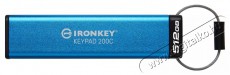 Kingston IronKey Keypad 200C 512GB USB-C pendrive Mem&oacute;ria k&aacute;rtya / Pendrive - Pendrive - 528997