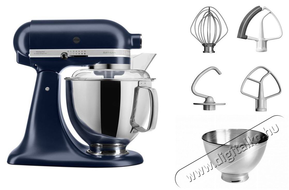 KitchenAid Artisan 5KSM175, tintak&eacute;k Konyhai term&eacute;kek - Konyhai kisg&eacute;p (elők&eacute;sz&iacute;t&eacute;s / feldolgoz&aacute;s) - Konyhai robotg&eacute;p - 511341