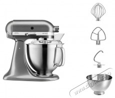 KitchenAid Artisan 5KSM185, ez&uuml;stsz&uuml;rke Konyhai term&eacute;kek - Konyhai kisg&eacute;p (elők&eacute;sz&iacute;t&eacute;s / feldolgoz&aacute;s) - Konyhai robotg&eacute;p - 511347