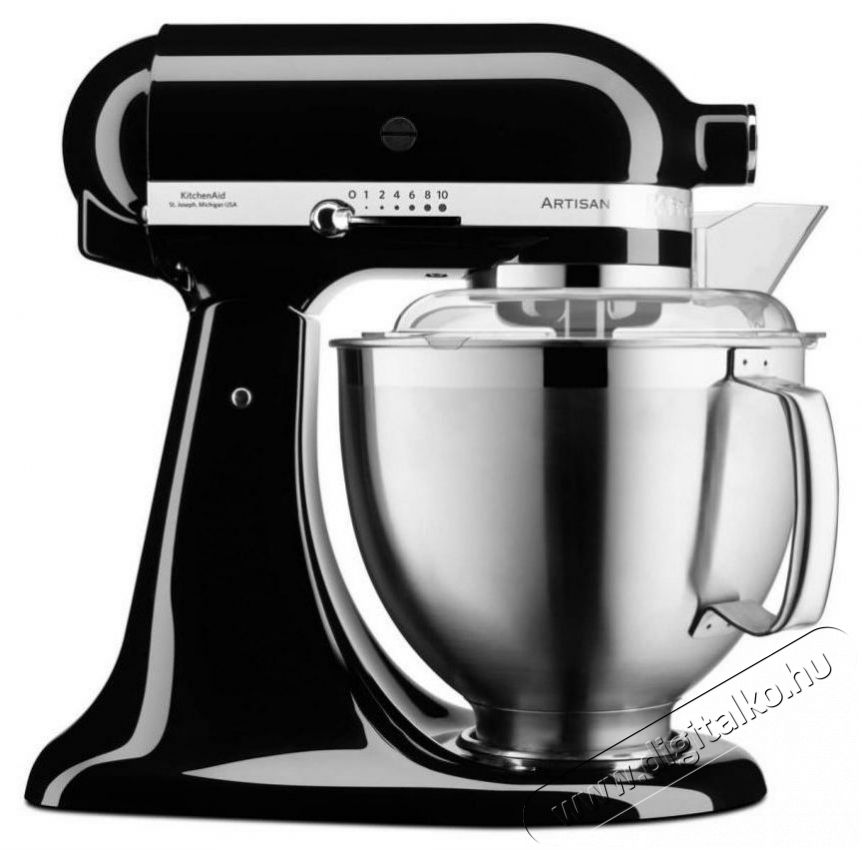 KitchenAid Artisan 5KSM185 - fekete Konyhai term&eacute;kek - Konyhai kisg&eacute;p (elők&eacute;sz&iacute;t&eacute;s / feldolgoz&aacute;s) - Konyhai robotg&eacute;p - 511348