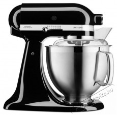 KitchenAid Artisan 5KSM185 - fekete Konyhai term&eacute;kek - Konyhai kisg&eacute;p (elők&eacute;sz&iacute;t&eacute;s / feldolgoz&aacute;s) - Konyhai robotg&eacute;p - 511348