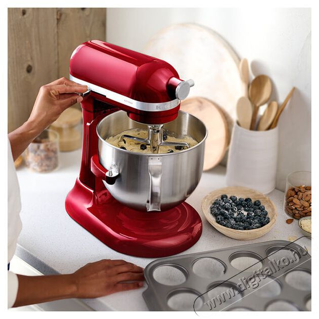 KitchenAid Artisan 5KSM70SHXECA, met&aacute;lpiros Konyhai term&eacute;kek - Konyhai kisg&eacute;p (elők&eacute;sz&iacute;t&eacute;s / feldolgoz&aacute;s) - Konyhai robotg&eacute;p - 511349