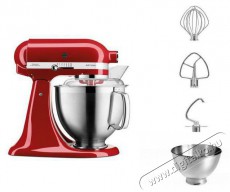KitchenAid Artisan Robot 185 metálpiros Konyhai termékek - Konyhai kisgép (előkészítés / feldolgozás) - Konyhai robotgép - 511342