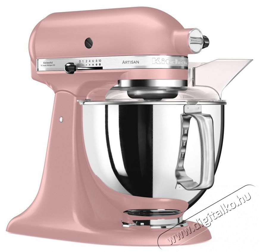 KitchenAid Artisan 5KSM175 - matt r&oacute;zsasz&iacute;n, 4,8l Konyhai robotg&eacute;p Konyhai term&eacute;kek - Konyhai kisg&eacute;p (elők&eacute;sz&iacute;t&eacute;s / feldolgoz&aacute;s) - Konyhai robotg&eacute;p - 525115