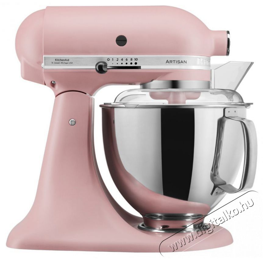 KitchenAid Artisan 5KSM175 - matt r&oacute;zsasz&iacute;n, 4,8l Konyhai robotg&eacute;p Konyhai term&eacute;kek - Konyhai kisg&eacute;p (elők&eacute;sz&iacute;t&eacute;s / feldolgoz&aacute;s) - Konyhai robotg&eacute;p - 525115