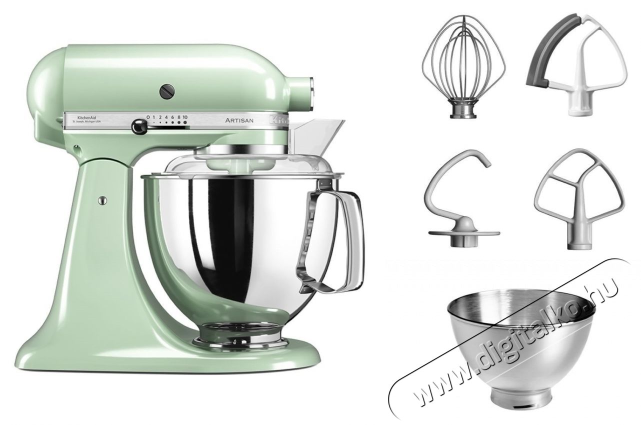 KitchenAid 5KSM175PS EPT Artisan Konyhai term&eacute;kek - Konyhai kisg&eacute;p (elők&eacute;sz&iacute;t&eacute;s / feldolgoz&aacute;s) - T&aacute;las mixer - 530382