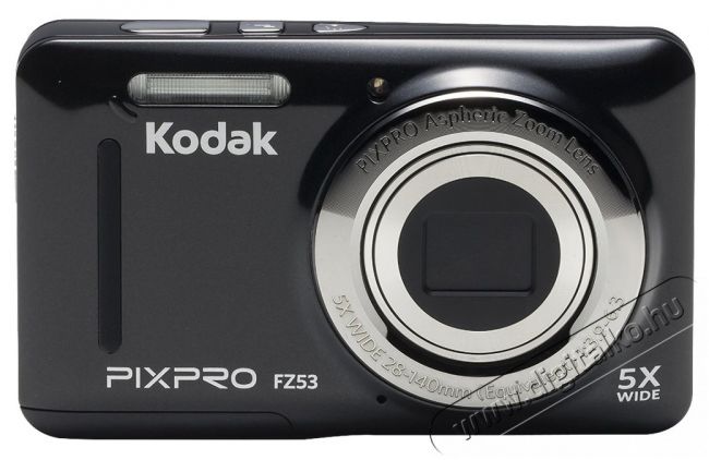 Kodak PixPro FZ53 digitális fényképezőgép - fekete Fényképezőgép / kamera - Kompakt fényképezőgép - Normál tudású kompakt - 320855
