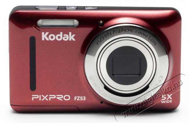 Kodak PixPro FZ53 digitális fényképezőgép - vörös Fényképezőgép / kamera - Kompakt fényképezőgép - Normál tudású kompakt - 323434