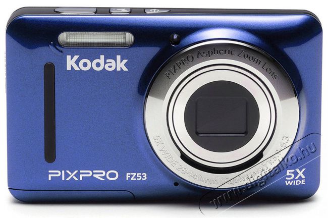 Kodak PixPro FZ53 digitális fényképezőgép - kék Fényképezőgép / kamera - Kompakt fényképezőgép - Normál tudású kompakt - 323431