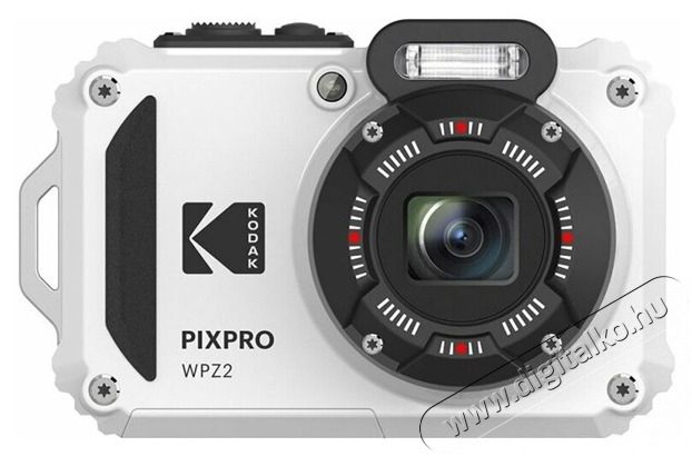 Kodak Pixpro WPZ2 vízálló/porálló/ütésálló fehér digitális fényképezőgép Fényképezőgép / kamera - Kompakt fényképezőgép - Normál tudású kompakt - 462365