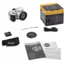 Kodak Pixpro AZ425 digitális fehér fényképezőgép Fényképezőgép / kamera - Kompakt fényképezőgép - Normál tudású kompakt - 466709