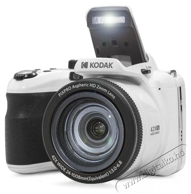 Kodak Pixpro AZ425 digit&aacute;lis feh&eacute;r f&eacute;nyk&eacute;pezőg&eacute;p (&Uacute;jracsomagolt) F&eacute;nyk&eacute;pezőg&eacute;p / kamera - Kompakt f&eacute;nyk&eacute;pezőg&eacute;p - Norm&aacute;l tud&aacute;s&uacute; kompakt - 506260